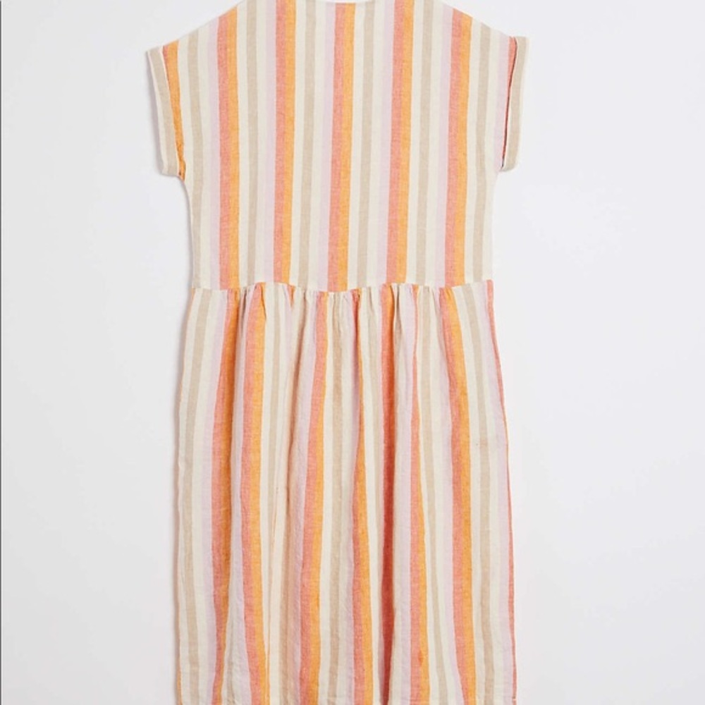 NWOT Lou & Grey Striped Linen Pocket Dress | LOFT - Picture 3 of 6